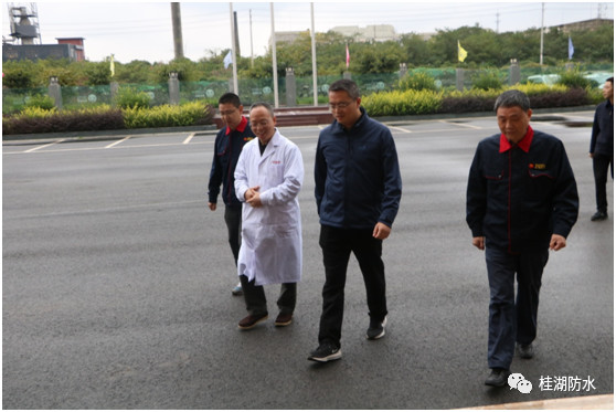 四川省什邡市市委副書記、市長卿偉一行蒞臨桂湖集團(tuán)什邡生產(chǎn)基地調(diào)研指導(dǎo)